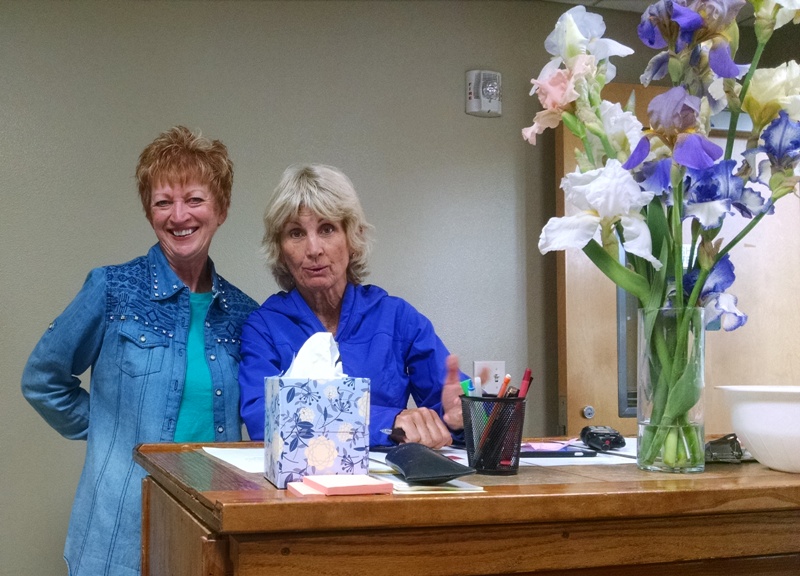 Sheryl Craig Morgan with Karin Brown